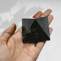 Nuummite Crystal Pyramid