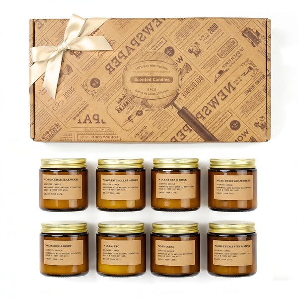 Apothecary Soy Candles (Set of 8)