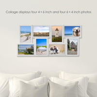 White Collage Picture Frame