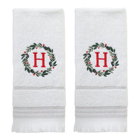 Winter Wreath Hand Towels (Set of 2)