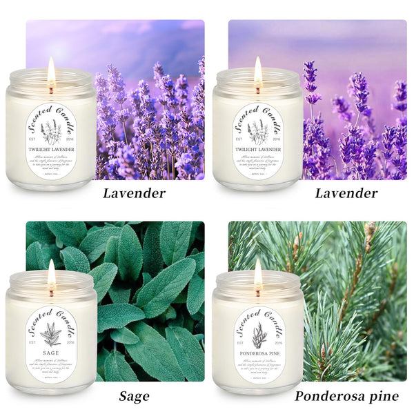 Soy Wax Candles (Set of 4)