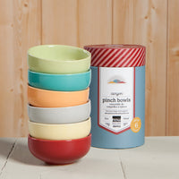 Canyon Ceramic Pinch Bowls (Set of 6)