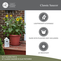 White Round Planter (Set of 2)