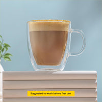 Double Wall Glass Mugs (Set of 2)