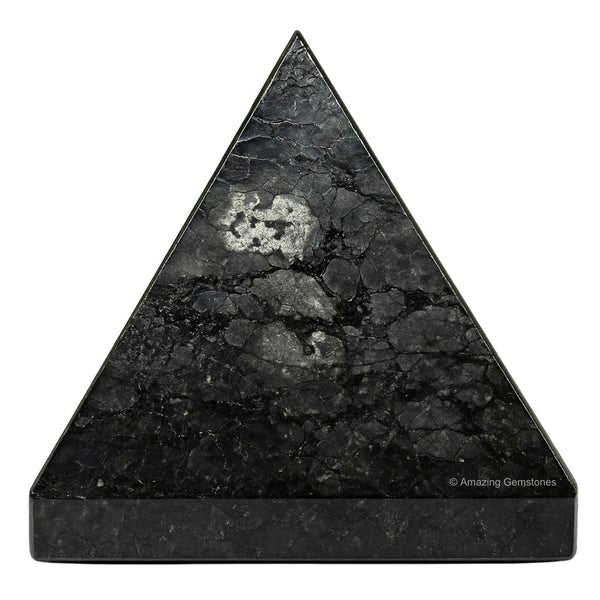 Nuummite Crystal Pyramid