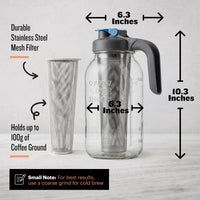 Gray Cold Brew Coffee Maker