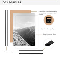 Black Poster Frame (Set of 2)