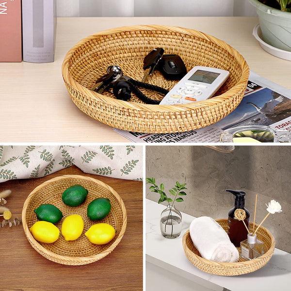 Rattan Key Tray
