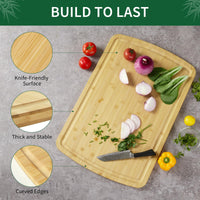 Bamboo Butcher Block Board Natural