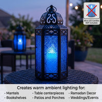 Cobalt Blue Moroccan Lantern