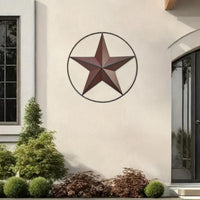 Red Barn Star Wall Decor