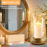 Gold Brass Hurricane Lantern