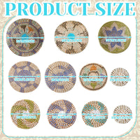 Woven Wall Baskets (Set of 11)