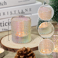 Iridescent Glass Votives (Set of 24)