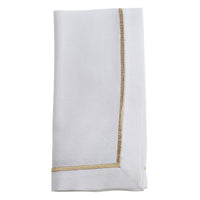 Gold Embroidered Napkins (Set of 4)