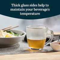 Glass Coffee Mugs (Set of 8)
