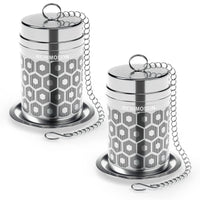 Steel Tea Strainers (Set of 2)
