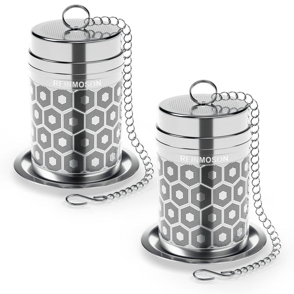Steel Tea Strainers (Set of 2)