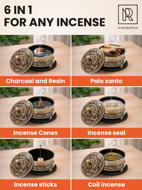 Brass Charcoal Incense Burner