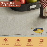 Birdies on Wire Tablecloth