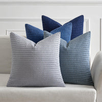 Blue Throw Pillow Cover (Set of 4)