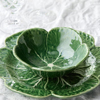 Green Cabbage Cereal Bowls (Set of 4)