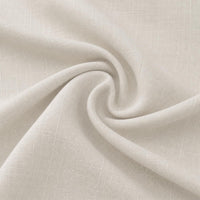 Ivory Linen Throw Pillow Cover (Set of 2)
