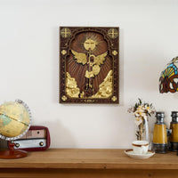 Wooden Archangel Michael Statue