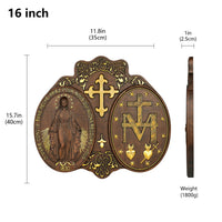 Wooden Virgin Mary Medal