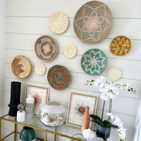 Seagrass Wall Basket Decor (Set of 10)