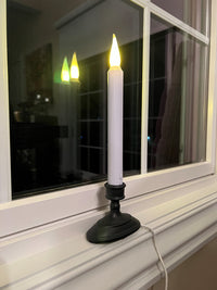 Bronze Electric Window Candles (Set of 2)