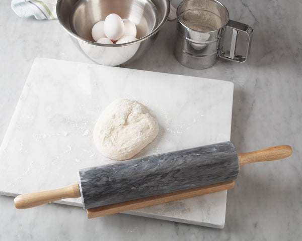 White Marble Pastry Board