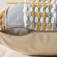 Grey Chenille Throw Pillow Cover