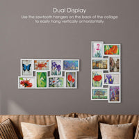 White Collage Picture Frame
