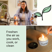 Amber Odor-Eliminating Candle