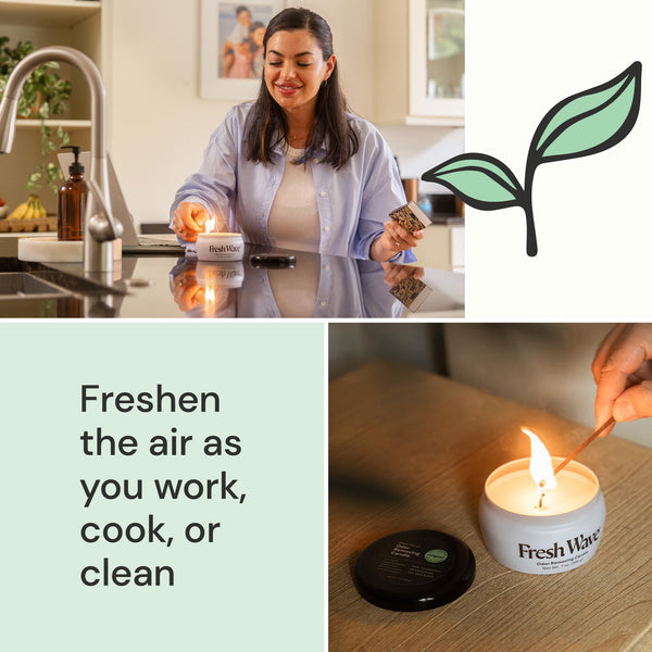 Amber Odor-Eliminating Candle