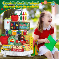 School Tiered Tray Decor (Set of 19)