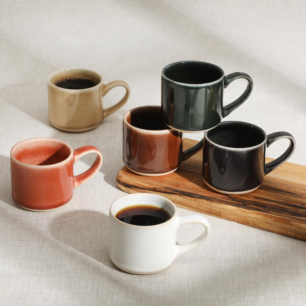 Reactive Glaze Espresso Cups (Set of 6)