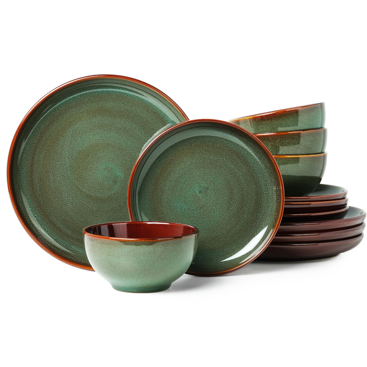 Sage Green Stoneware Dinnerware