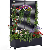 Steel Planter Box with Trellis