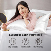 White Satin Pillowcases (Set of 4)