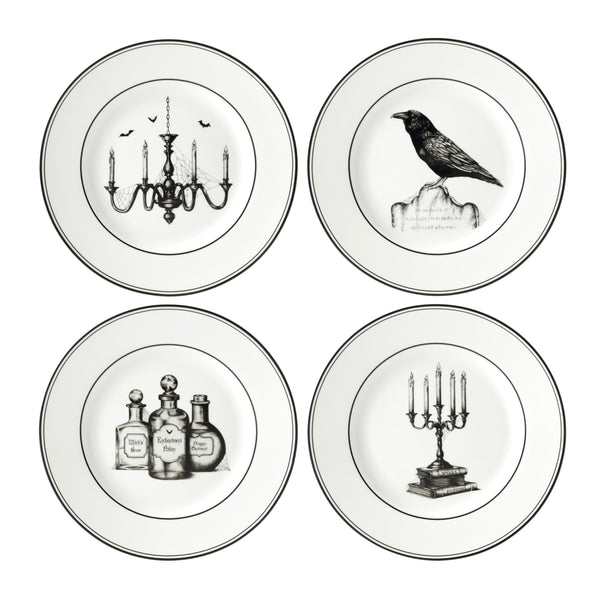 Halloween Dessert Plates (Set of 4)