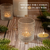 Clear Glass Votive Holder (Set of 24)