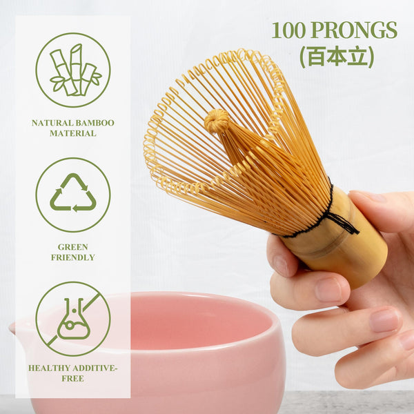 Pink Bamboo Matcha Set (Set of 7)