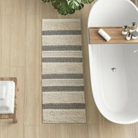 Black Bath Rug
