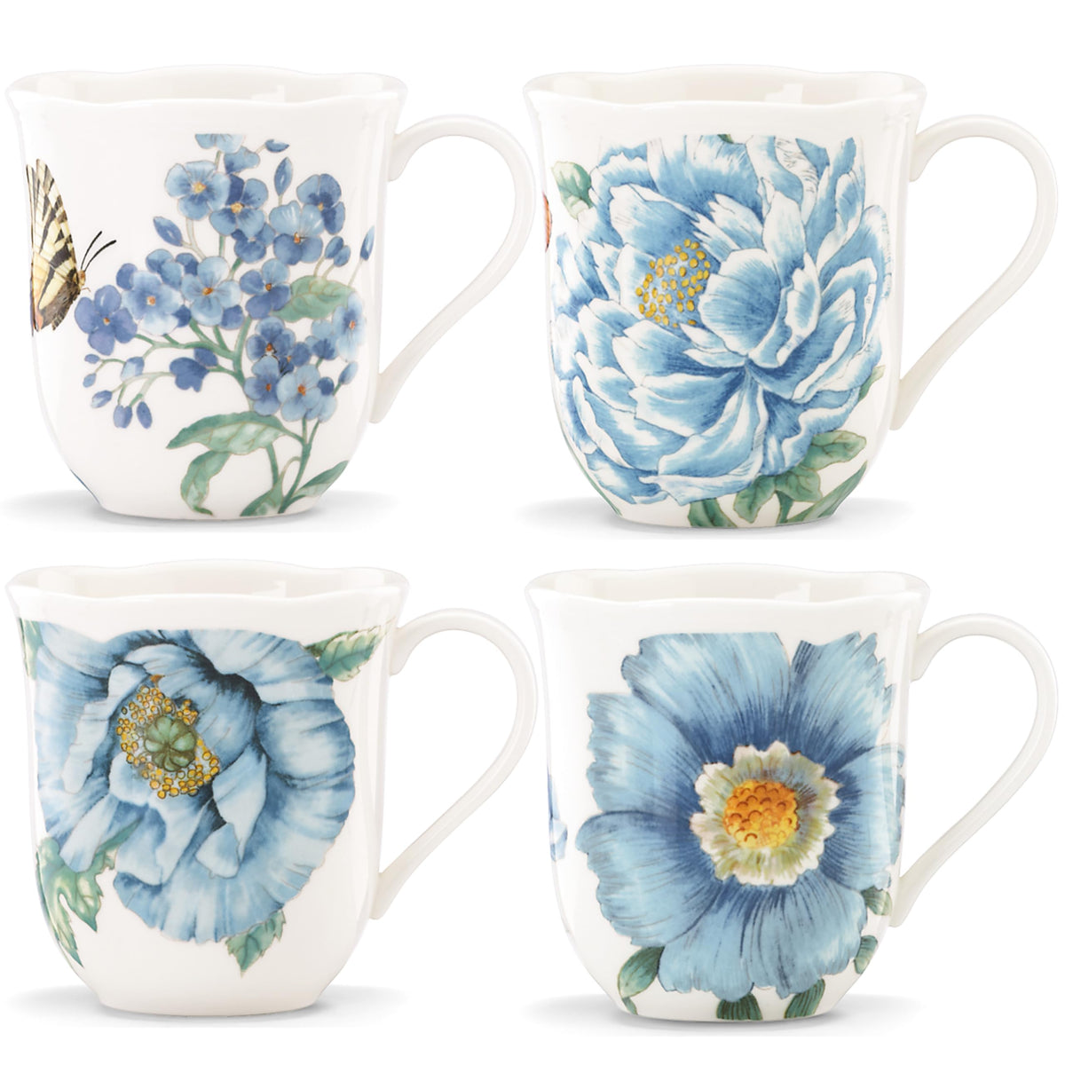 Blue Porcelain Mug