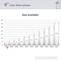 Clear Glass Candle Holders (Set of 12)