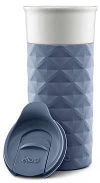 Blue Ceramic Travel Mug