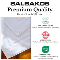 White Turkish Cotton Bath Mat (Set of 2)