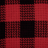 Burgundy Buffalo Plaid Blanket